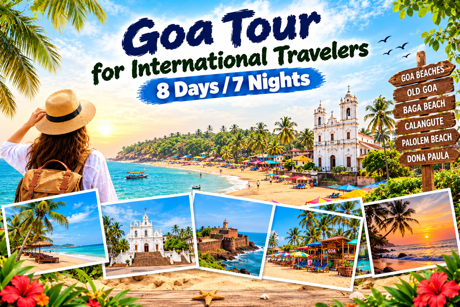 Goa Tour for International Travelers | 8 Days / 7 Nights