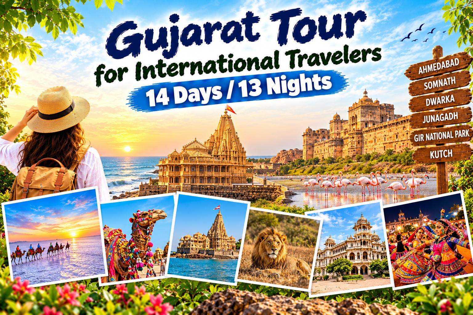 Gujarat Tour for International Travelers | 14 Days / 13 Nights