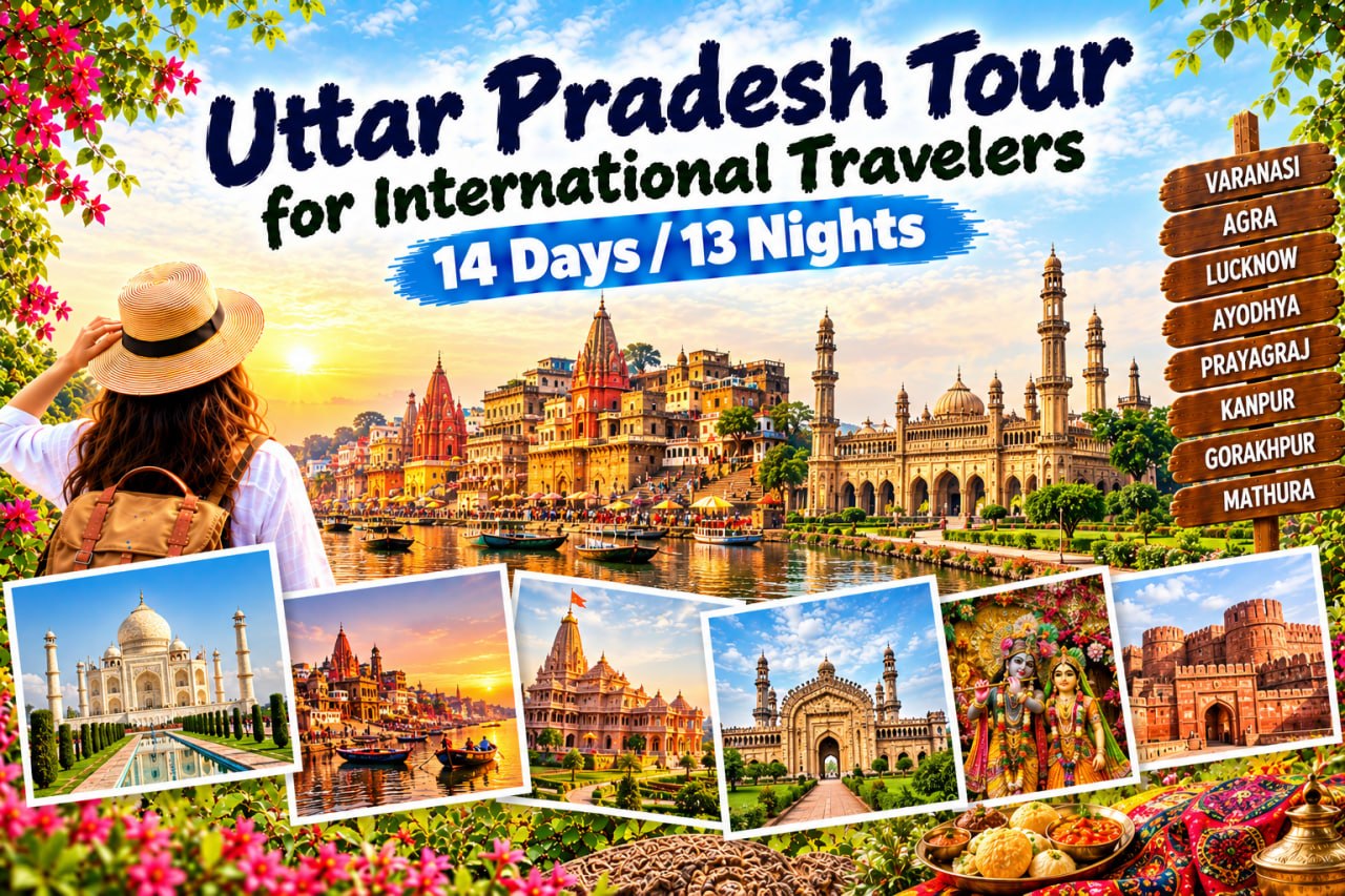 Uttar Pradesh Tour for International Travelers | 14 Days / 13 Nights