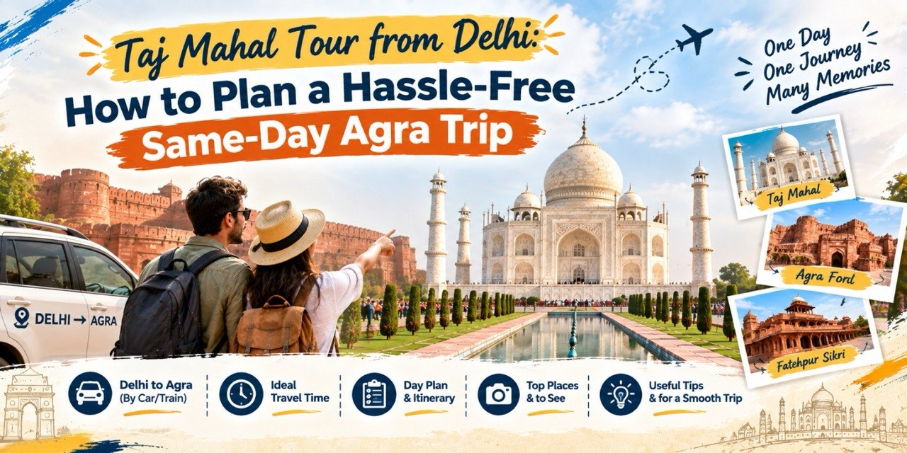 Taj Mahal Tour from Delhi: How to Plan a Hassle-Free Same-Day Agra Trip