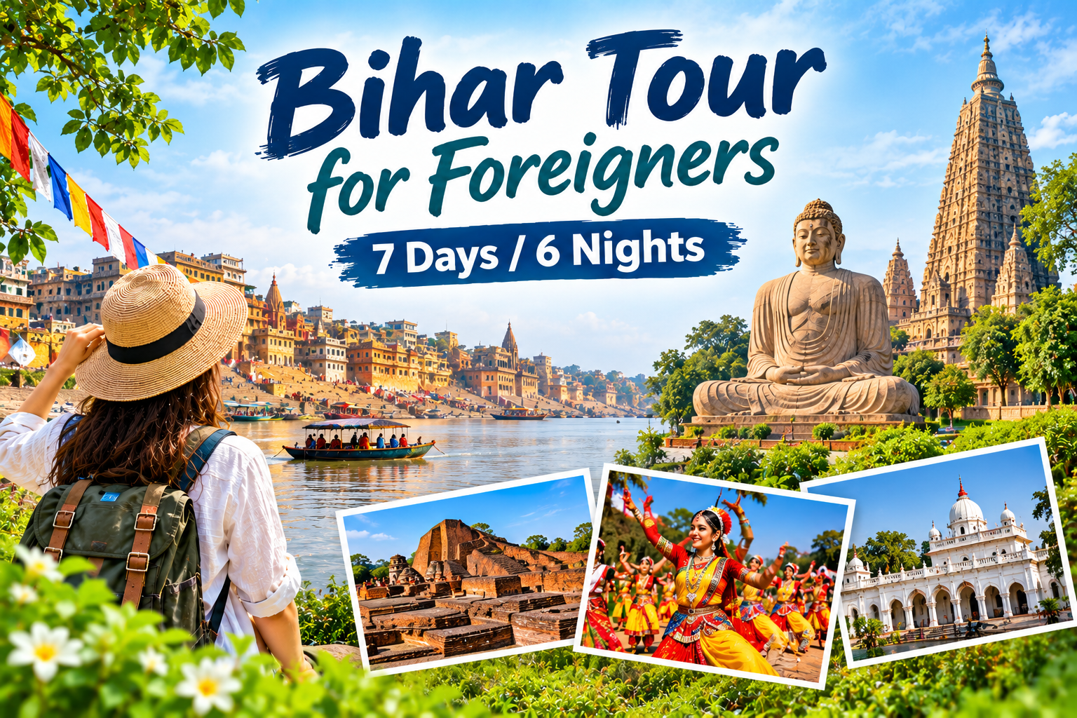 Bihar Tour for Foreigners | 7 Days